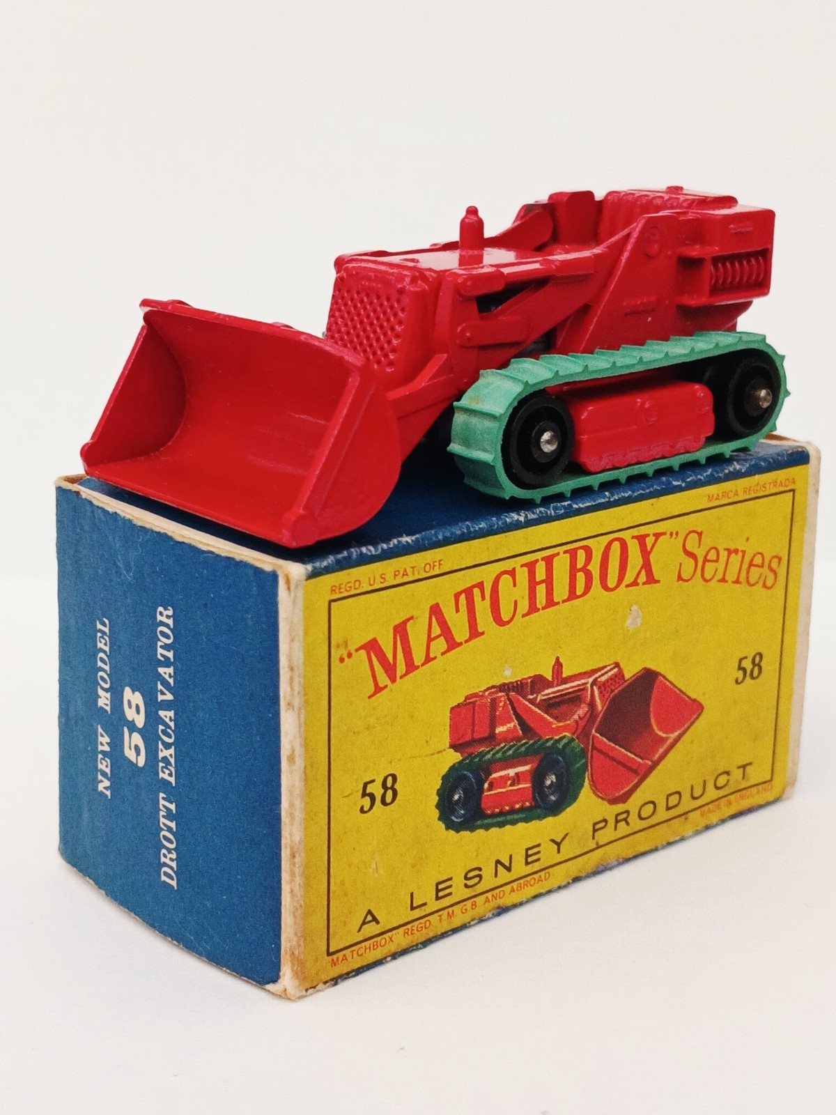 Matchbox 58b, Drott Excavator - Free Price Guide & Review