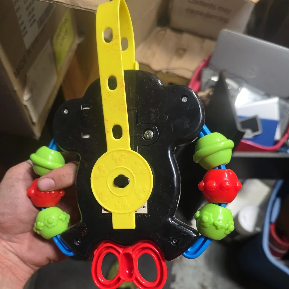 迪士尼米老鼠音乐婴儿床和婴儿推车玩具! 美泰 6353 — 第 2/3 张图片