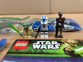 LEGO Star Wars 75002 AT-RT 4 Minifigures 222 Pieces No Box Pre-Owned