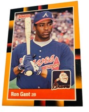 1988 Donruss Baseball’s Best Ron Gant #2 Atlanta Braves Rookie Card NM-MT. rookie card picture