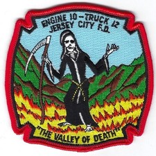 NEW JERSEY - Jersey City Fire Dept.  (Eng 10 / Truck 12) - [ Company Patch ]