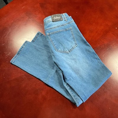 Womens California Vintage Regular Fit Retro Soft Stretch Light Wash Jeans (S 32)