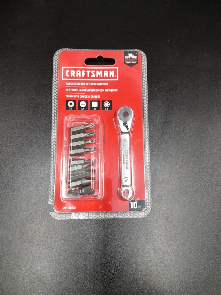 Craftsman 10 Pc. Ratcheting Offset Screwdriver CMHT68008 - Image 2 of 4