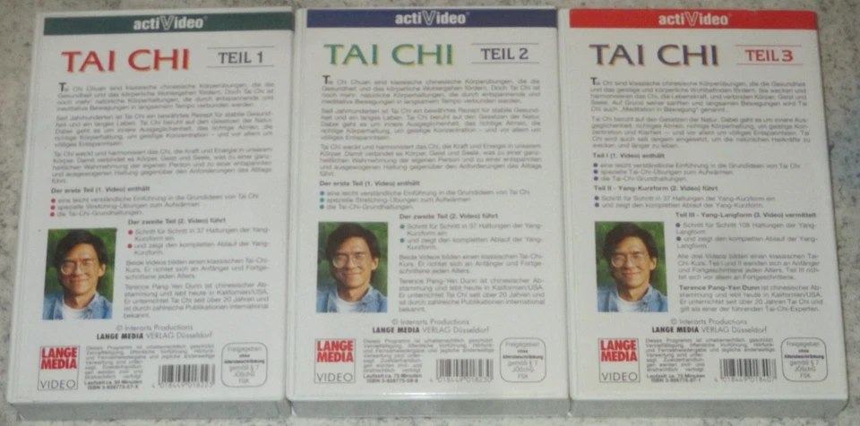 Tai Chi für Körper, Geist und Seele 1 2 3 Video Sammlung - VHS/T. Pang-Yen Dunn - Bild 2 von 2