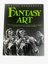 FANTASY ART  Art Bruce Robertson   HARDCOVER 144 PGS