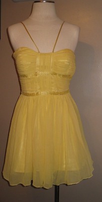 laundry by shelli segal yellow dress