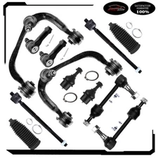 For 04-05 Ford F-150 12Pcs Front Tie Rod End Control Arm w Ball Joints Sway Bar