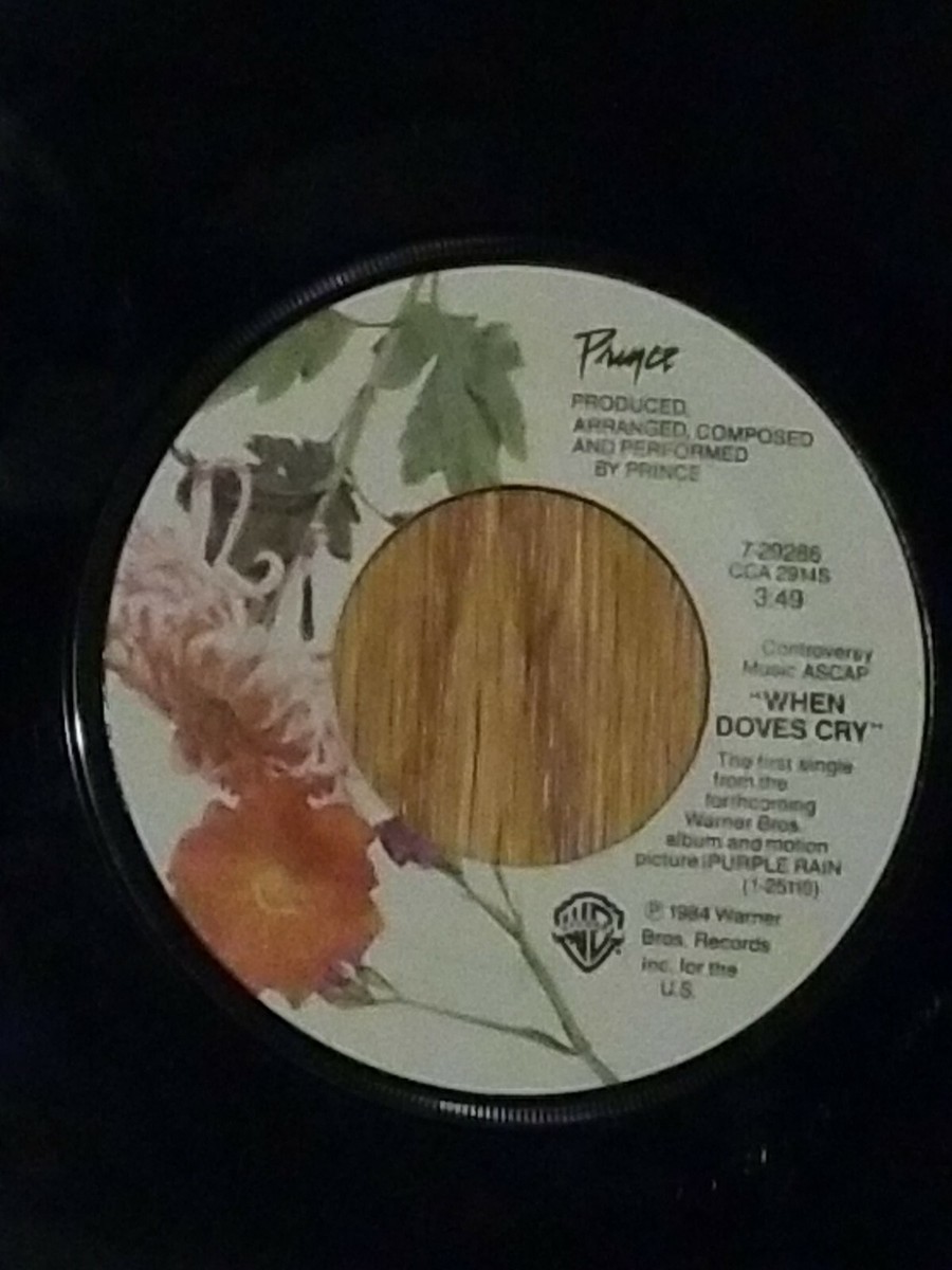 PRINCE 『WHEN DOVES CRY / 17 DAYS』 PRINCE AND THE REVOLUTION 45 RPM 17 days / WHEN DOVES CRY