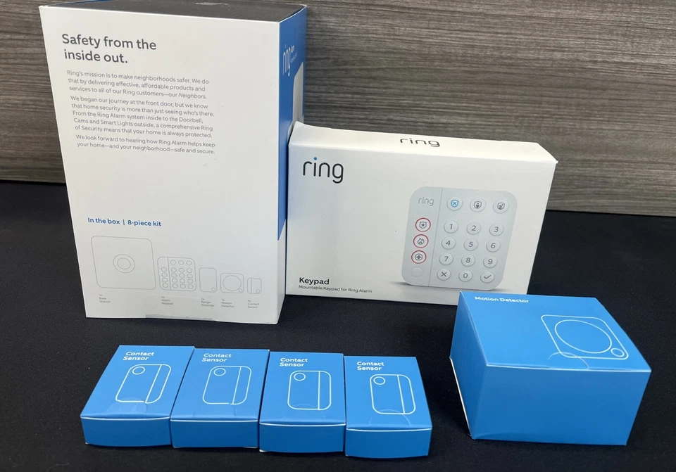 NEW 14 Piece Kit Ring Alarm 2nd Generation Home Security System - White - Image 2 of 4