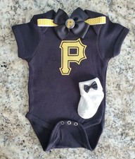 Piratas recién nacido/bebé niña Piratas bebé regalo niña Pittsburgh béisbol bebé regalo