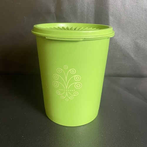 Vtg 70s 80s Tupperware Retro Green Storage Containers Cups Jello Molds & More - Picture 20 of 24