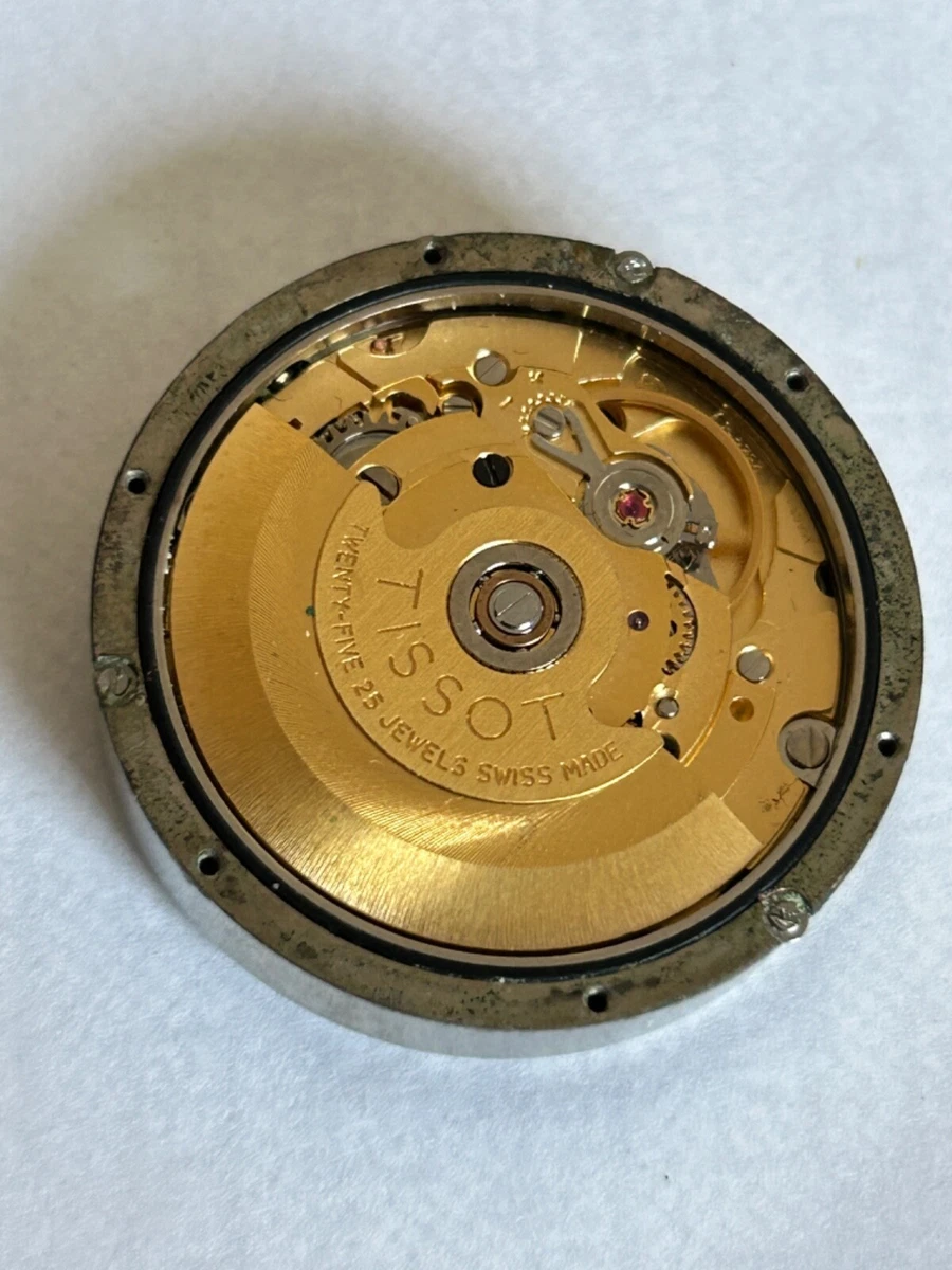 Original Tissot Yellow Automatic 25 Jewels working Movement ETA