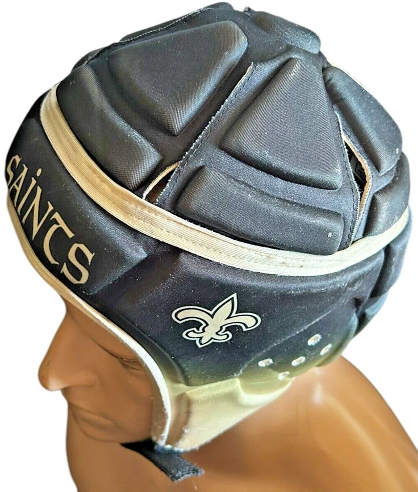 Showtime Athletics SAINTS YXL Tocado Soft Shell Hecho en Pakistán Foto 3 de 4