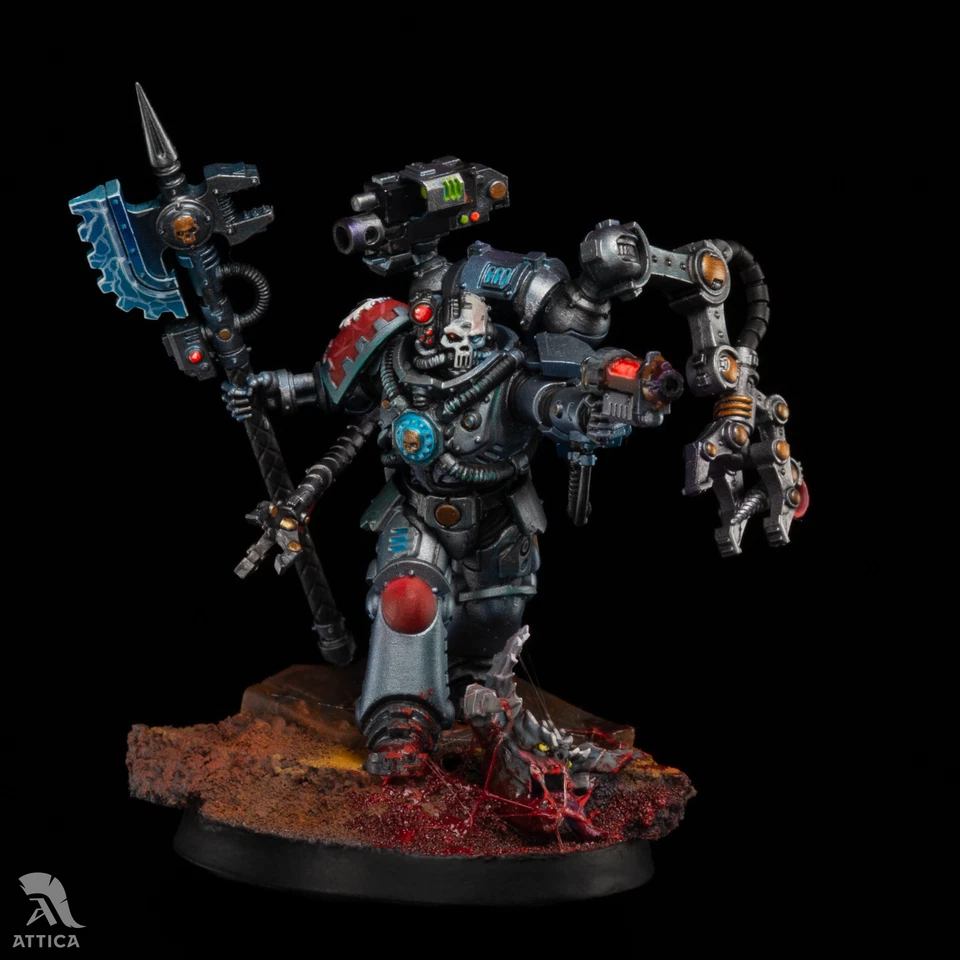 Primaris Techmarine Grey Knights painted figure Warhammer 40k Pre-Sale | Art - Image 2 of 4