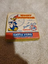 Vtg CASTLE FILMS 8mm Silent Movie WOODY WOODPECKER THE GREAT MAGICIAN 502 w/Box