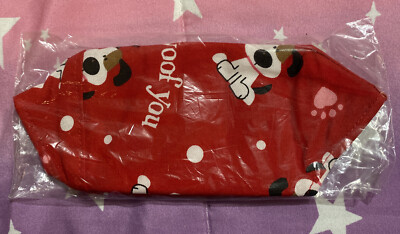 I Woof You Red Face Mask NIP
