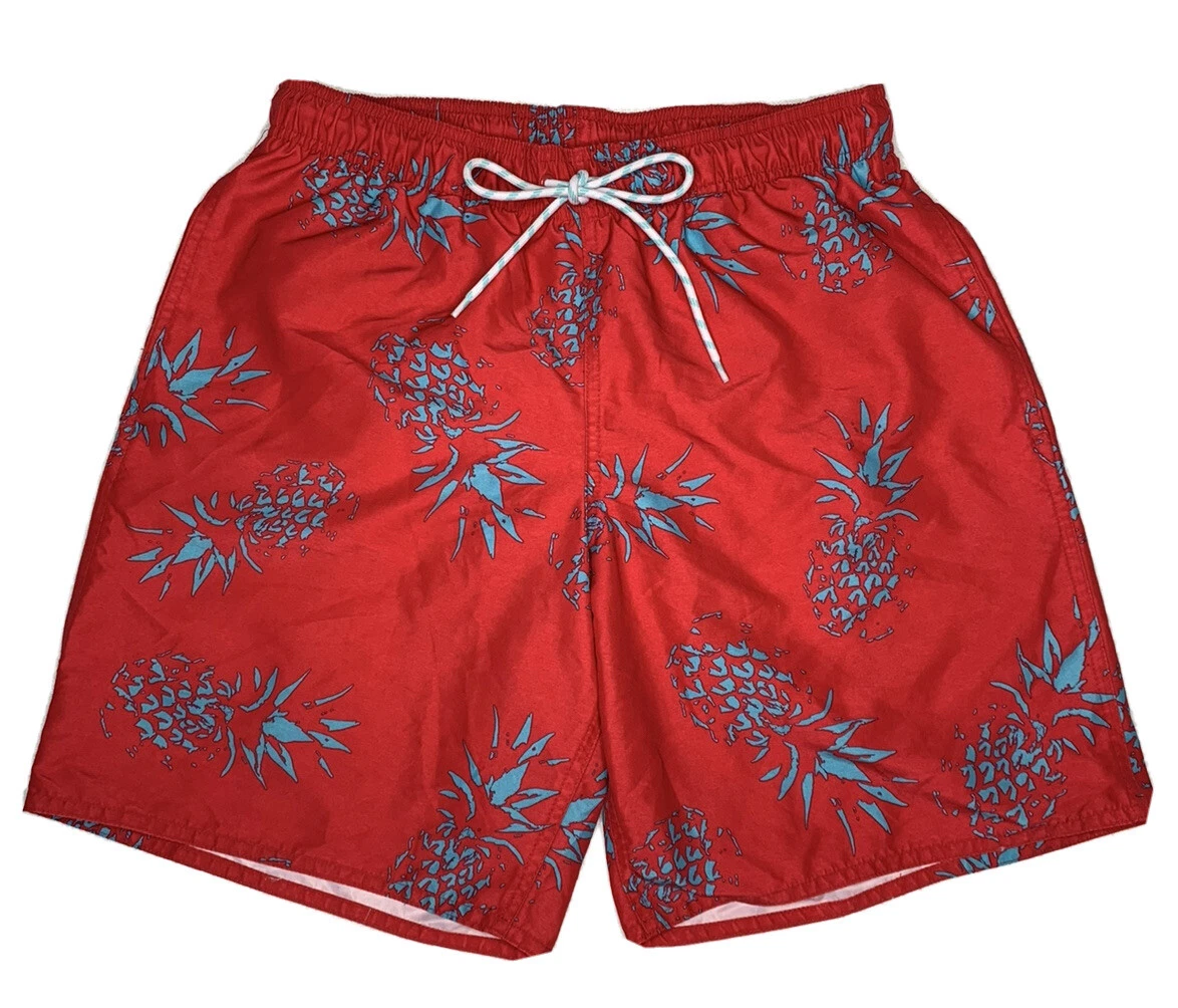 Bañador size S,shorts de playa color rojo estampado.(14) | eBay