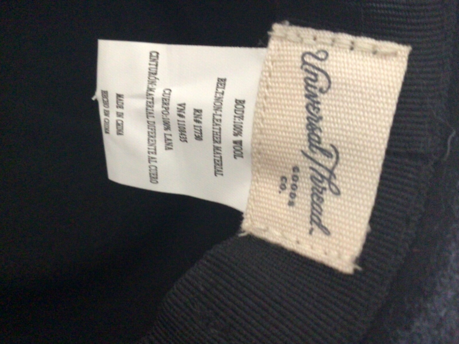 universal thread fedora hat 100 % wool - image 5