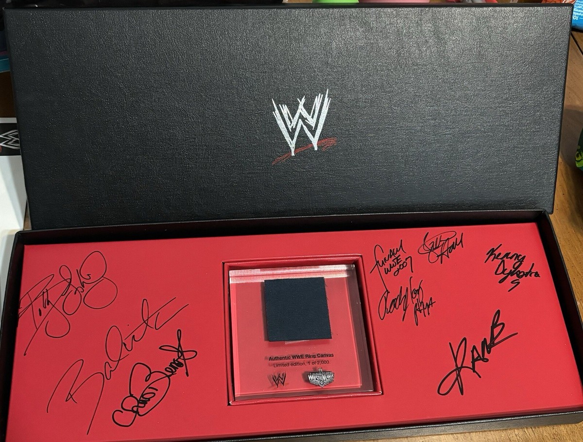 WWE WRESTLEMANIA23 サイン入り記念プレート Big Show signed