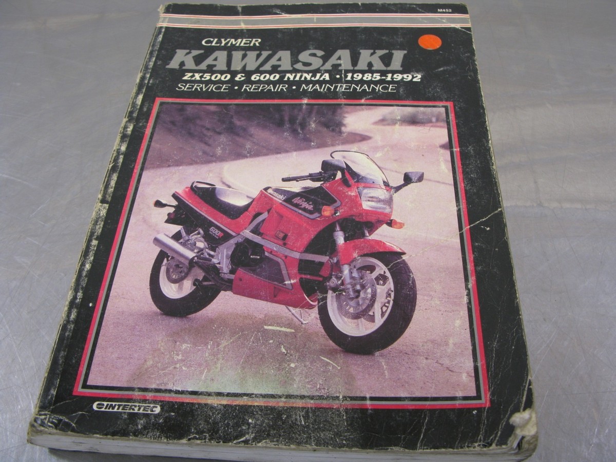 Clymer Service Manual 1985-1992 ZX500 ZX600 Repair Guide Handbook