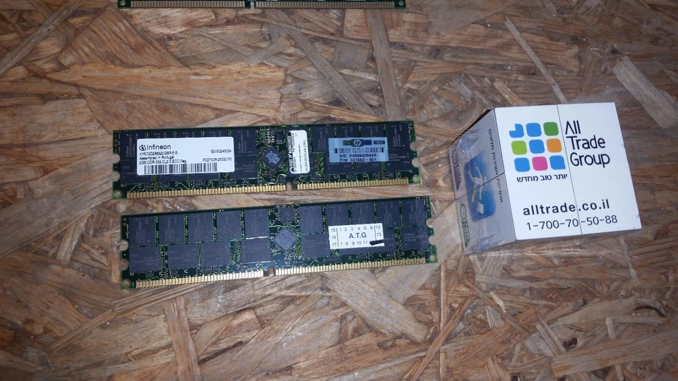 lot of 10 * 358349-B21 2GB HP DL360 G4, ML150 G2, ML350 G4 (DDR 1) RAM PC2700 - Image 2 of 4