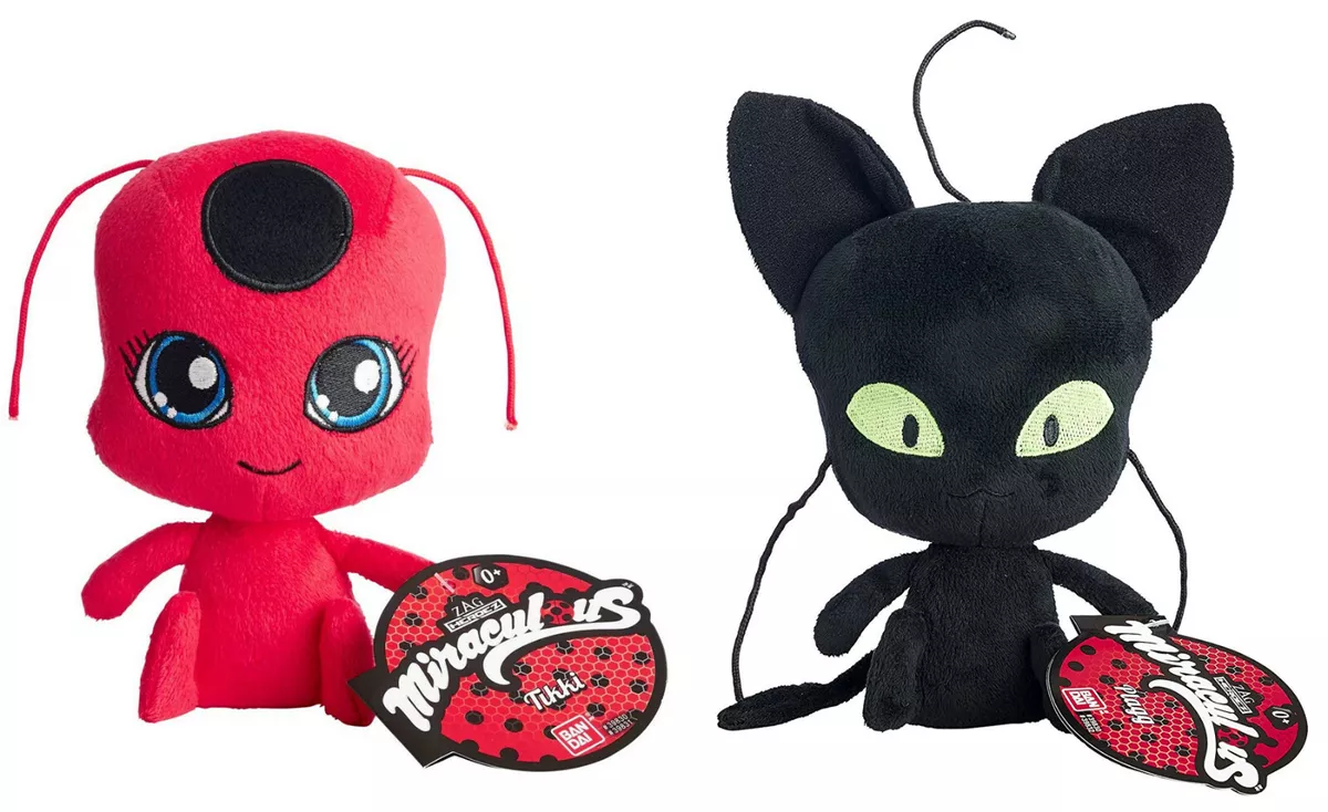 Cat Noir Miraculous Ladybug and Adrien Plagg kwamis Figure Excellent Material