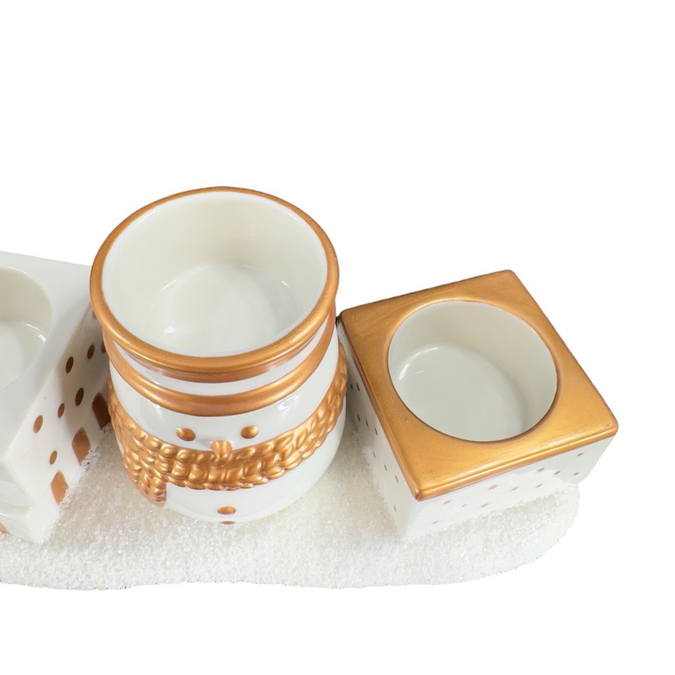 Yankee Candle Jackson Frost Snowman Votive Candle Holder Holiday