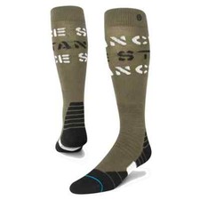 Stance Performance Barracks Snow Socks OTC Medium Men's 6-8.5 Army Green