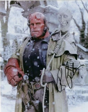 Ron Pearlman Hand Signed Hellboy 8x10 Autographed Hand Signed Photograh