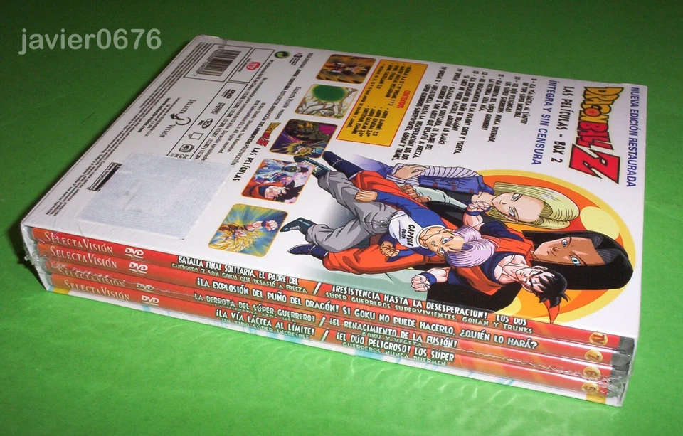 DRAGON BALL Z LAS PELICULAS EN DVD BOX 2 - PACK NUEVO Y PRECINTADO - Imagen 3 de 4