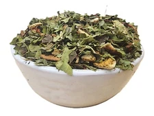 Mindful Strawberry Moringa Loose Leaf Tea | Strawberry Leaves | Dandelion Leaves