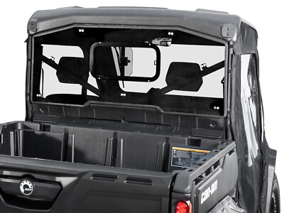 SuperATV Heavy Duty Sliding Window Rear Windshield for Can-Am Defender 5/8/10/11