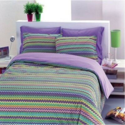 Copriletto Estivo Matrimoniale In Cotone Piquet 250 G/m² - Design Moderno WavyLeaf - 250x240 Cm - Foto 4