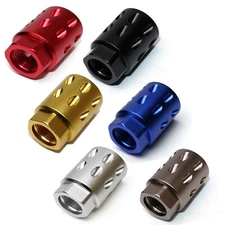 Anodized Aluminum Short Muzzle Brake 9/16"x24 RH TPI Fit .40Cal - Color Ver