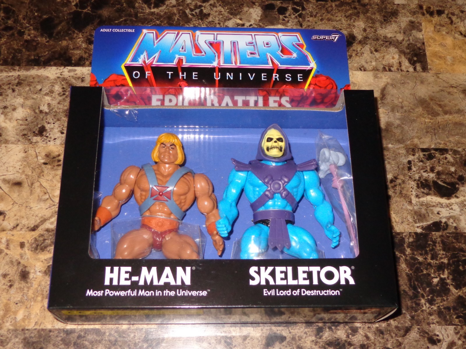 Masters Of The Universe Rare He-Man Skeletor Epic Battles Action Figure Set New