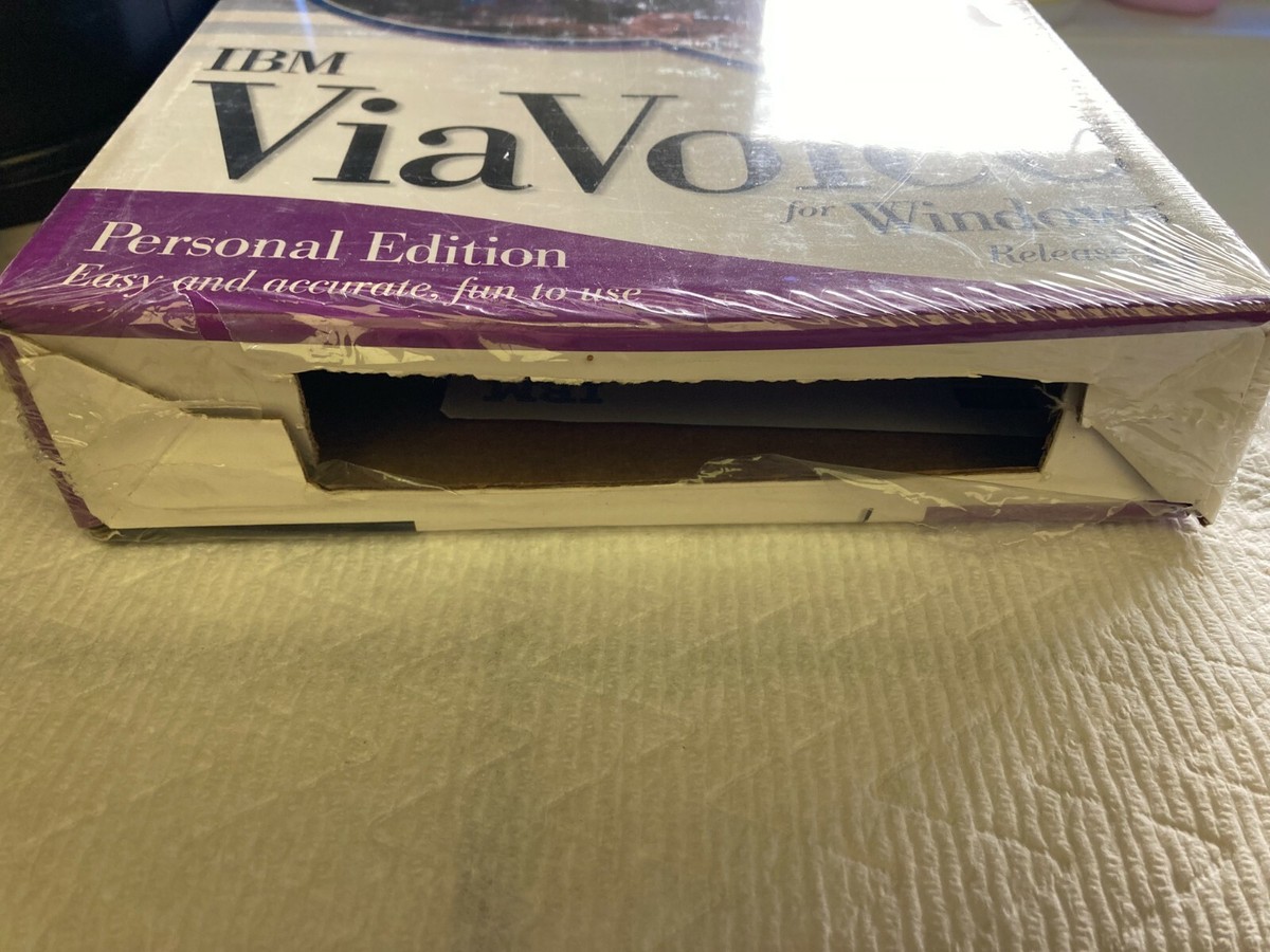 未開封品　希少当時物　IBM Via Voice GOLD Windows 95 IBM Voice Type Simply Speaking Gold For Windows 95 & NT - New