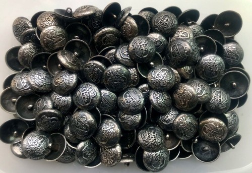 Buttons 23mm 36L Dark Steel Grey Gunmetal Military Coat of Arms Metal Shank L68 - Picture 6 of 24