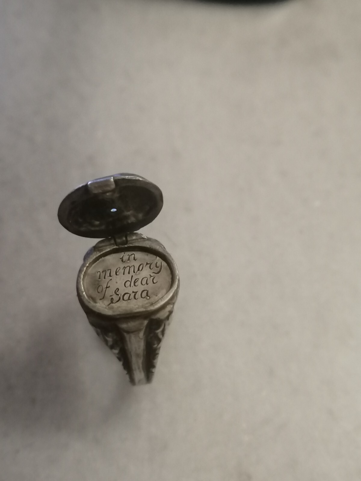 Rare Antique Memento Mori Skull , Diamonds ,Silver 8… - Gem