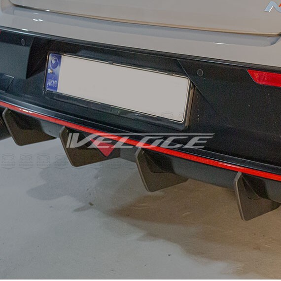 2024+ Hyundai Elantra N VELOCE Rear Diffuser Fins Extension Kit ...
