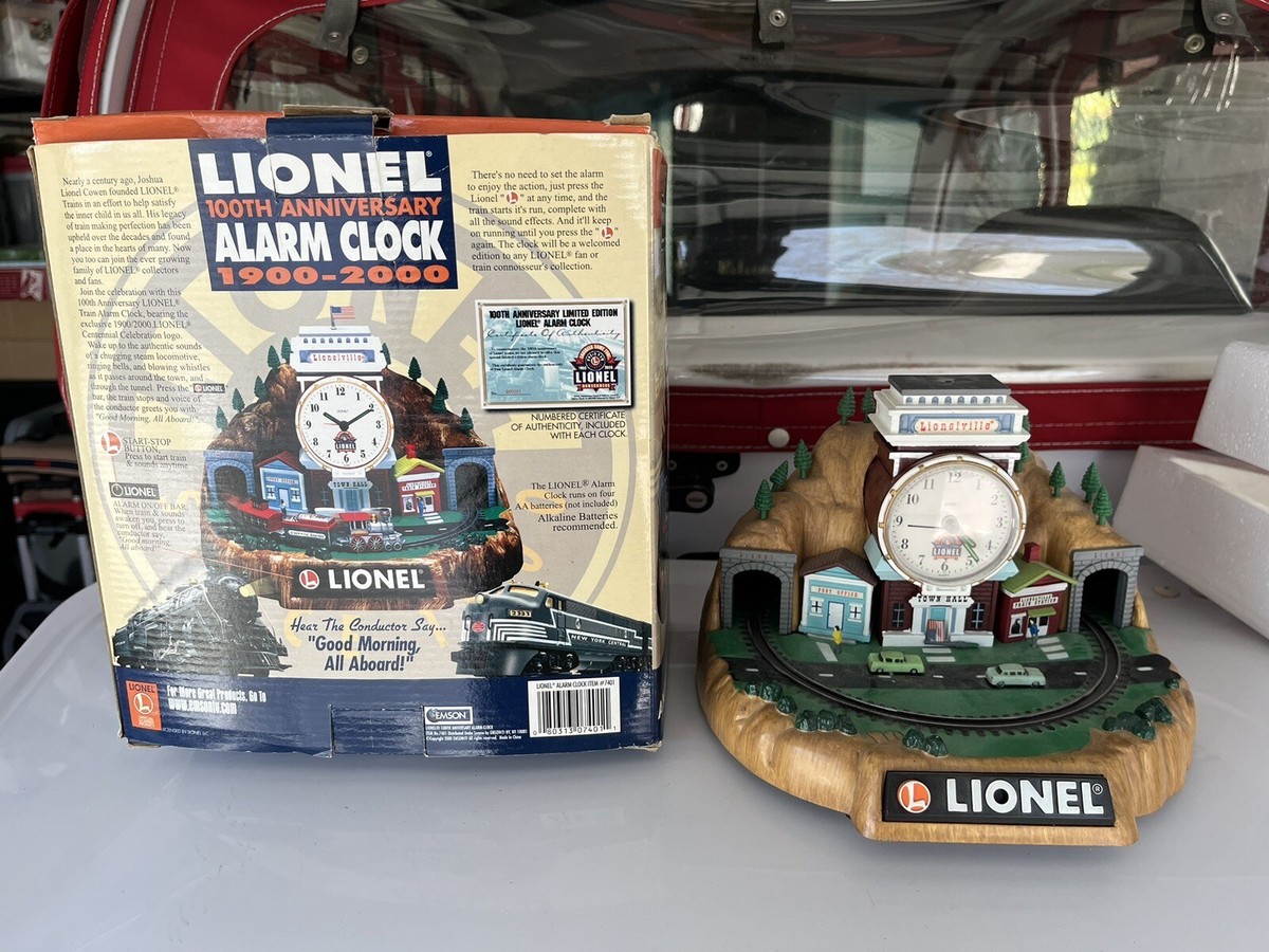 レア』LIONEL TRAINS 100th ALARM CLOCK