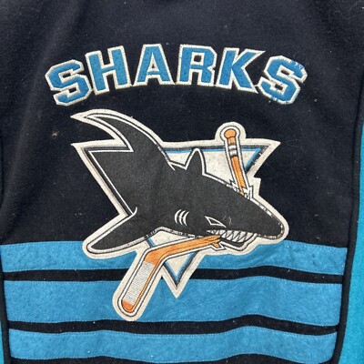 Vintage Nutmeg San Jose Sharks Wool Jacket Men's XL Campri Quilted