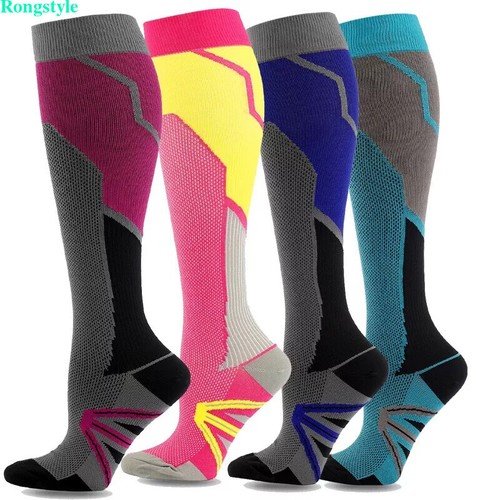 Calze a compressione calze ginocchio donna uomo medico 20-30 mmHG S/M - X/XL - Foto 2 di 19