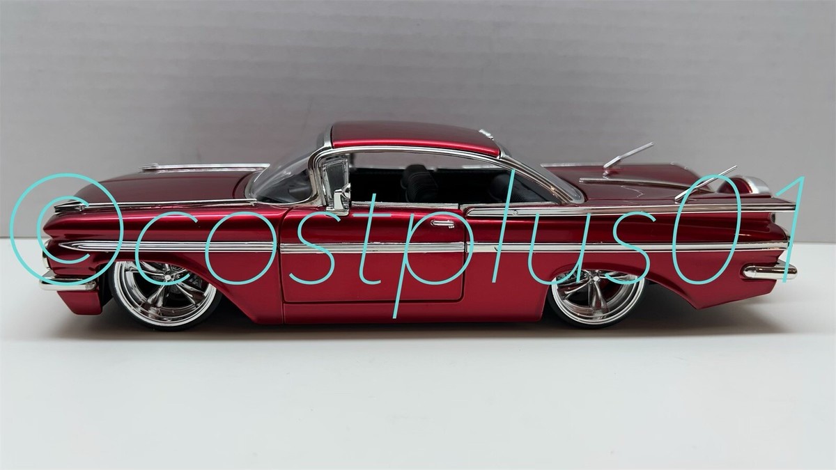 ミニカー Jada CHEVY IMPALA 1959 1/24 JADA STREET LOW RIDER 1959 CHEVY IMPALA SS 1/24 DUB WIRE