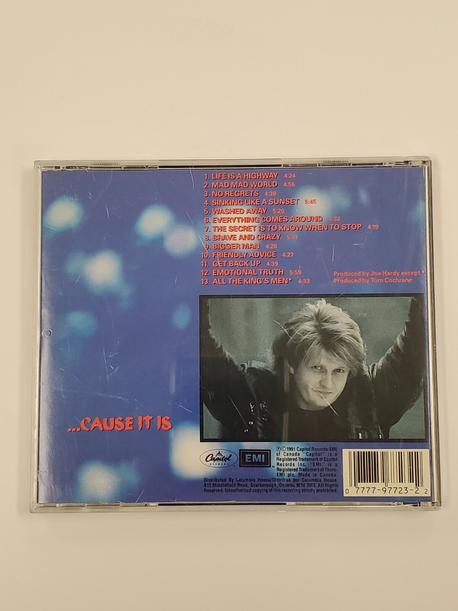 Mad Mad World - Music CD - Tom Cochrane - 1992-02-29 - Capitol
