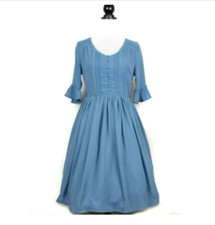 Lindy Bop Francis May Cornflower Blue Vintage Style Dress Size 18 BNWT NEW