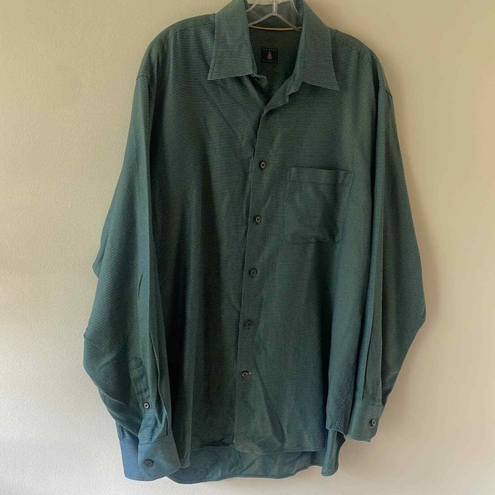 Robert Talbott Cotton Button Down Shirt Size L - image 6