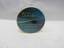 Bertapes Dot-C2 Yellow Reflective Tape 2" x 75' Fade, Waterproof, Tear Resistant
