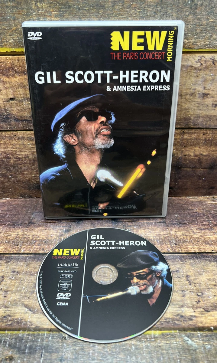 GIL SCOTT-HERON & AMNESIA EXPRESS NEW MORNING THE PARIS CONCERT DVD LIVE 2001