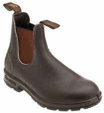 Men's Blundstone Pull On Boot BL 500 Stout Brown Leather 