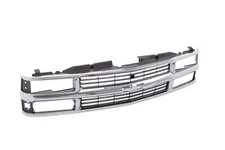 Chrome Grille For Chevy 94-99 Suburban Tahoe 94 Fullsize Blazer Composite Type